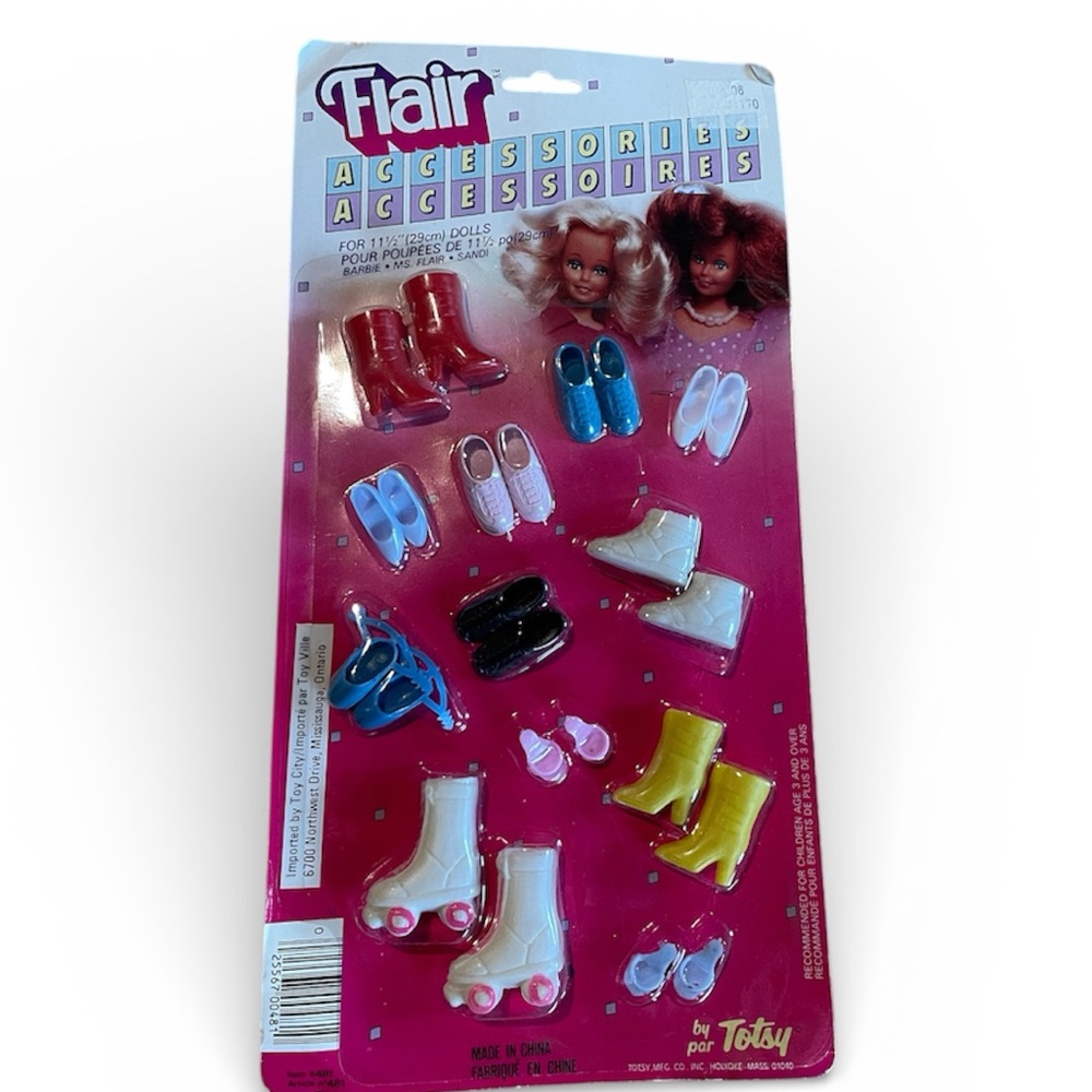 Flair vintage doll shoes these fit Barbie
